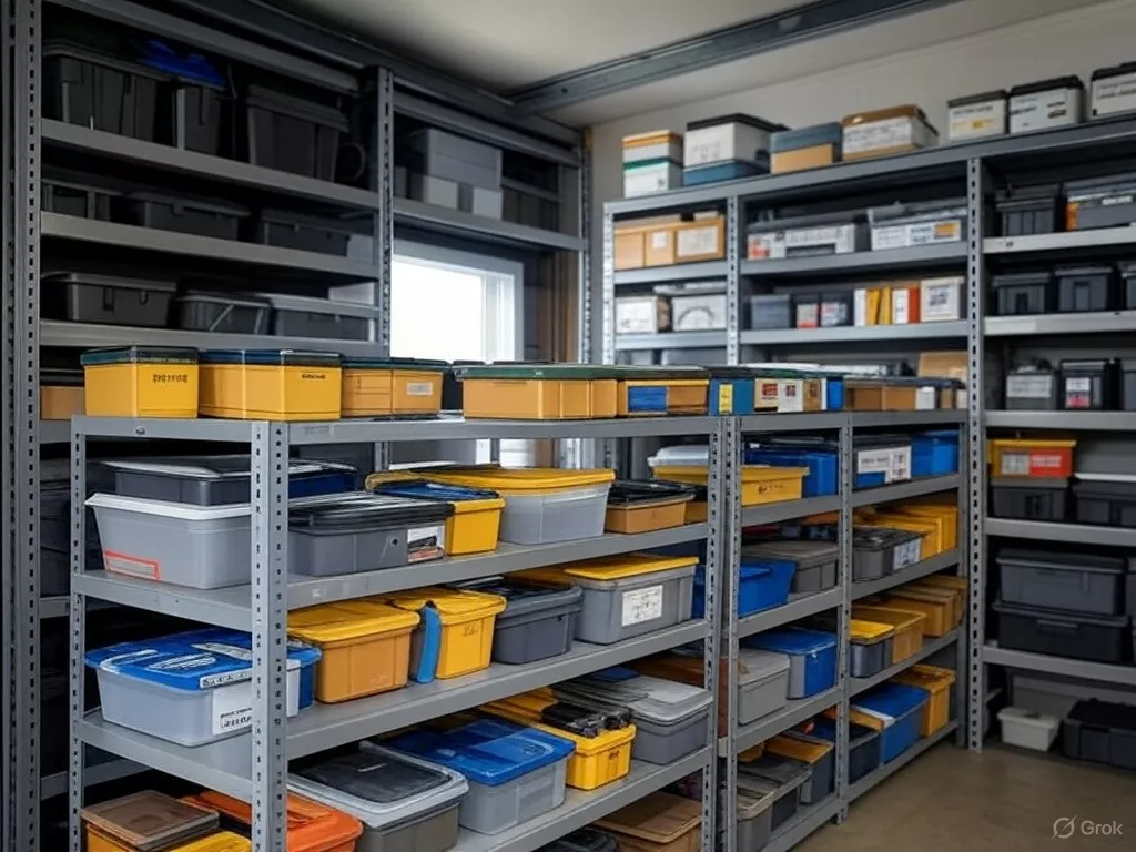 Οργάνωση με Ανθεκτικά Ράφια Αποθήκευσης